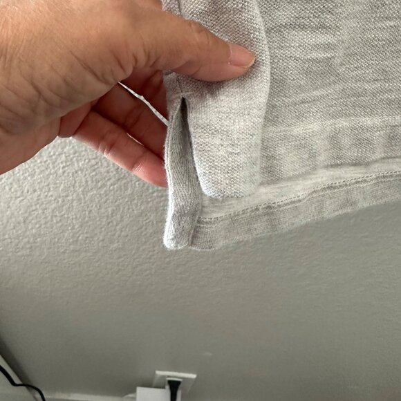 U.S. Polo Assn. Slim Fit Cotton Blend Tee Shirt Sleeve Heather Light Gray Sz L - Picture 7 of 10